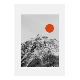 Print/Collage „Sonnenaufgang“ DIN A3